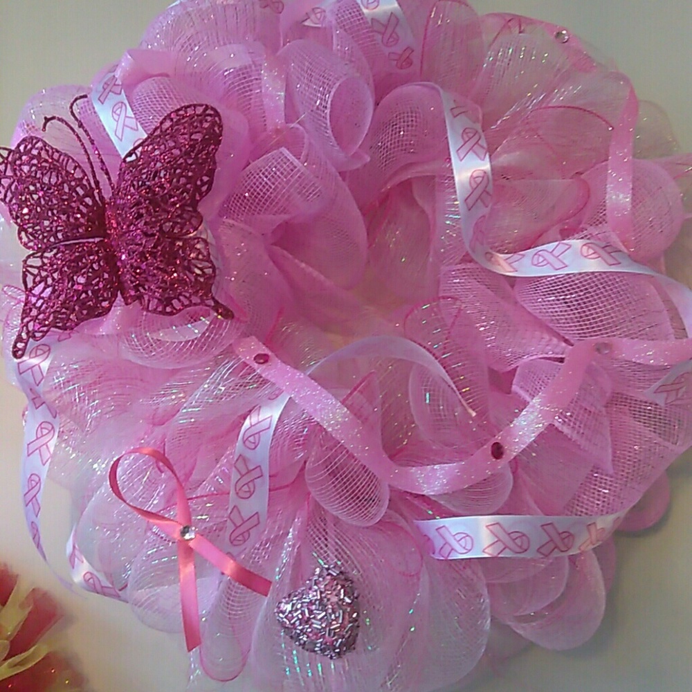Mesh wreath